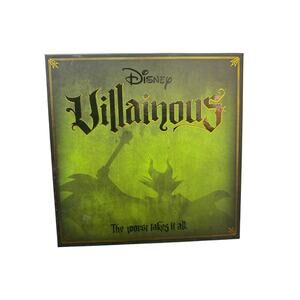 Disney Villainous Strategy Game – Complete – Played Once – Like New